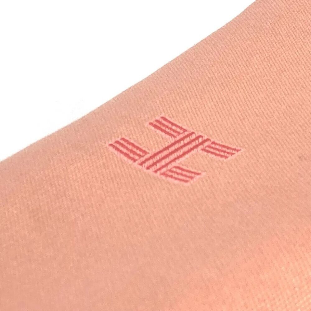 HERMES Bridua Black GM bag vanity bag pouch Hand Bag Canvas pink - Picture 10 of 16